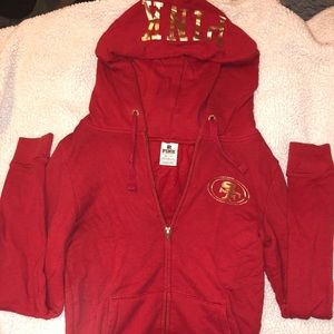 PINK SF NINERS JACKET